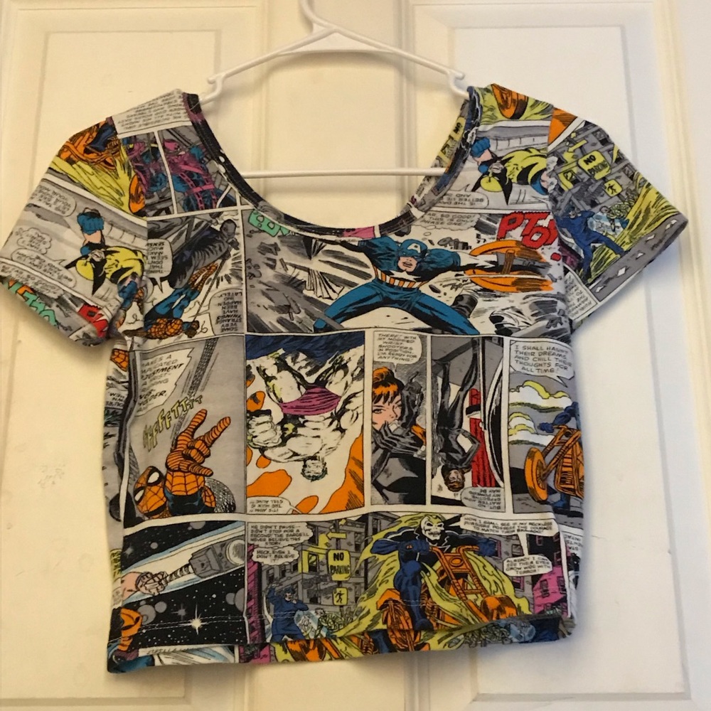 Marvel crop top